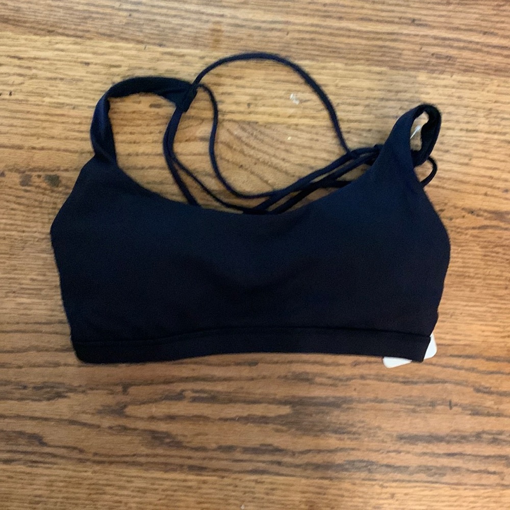 Black crazy yoga S sports bra